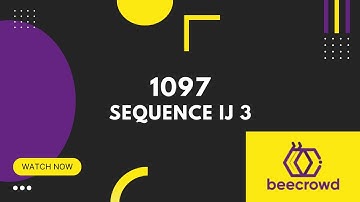 1097 - Sequence IJ 3 | Beecrowd Problem Solution Tutorial