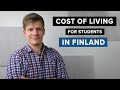 How much does it cost to live in Finland as a student