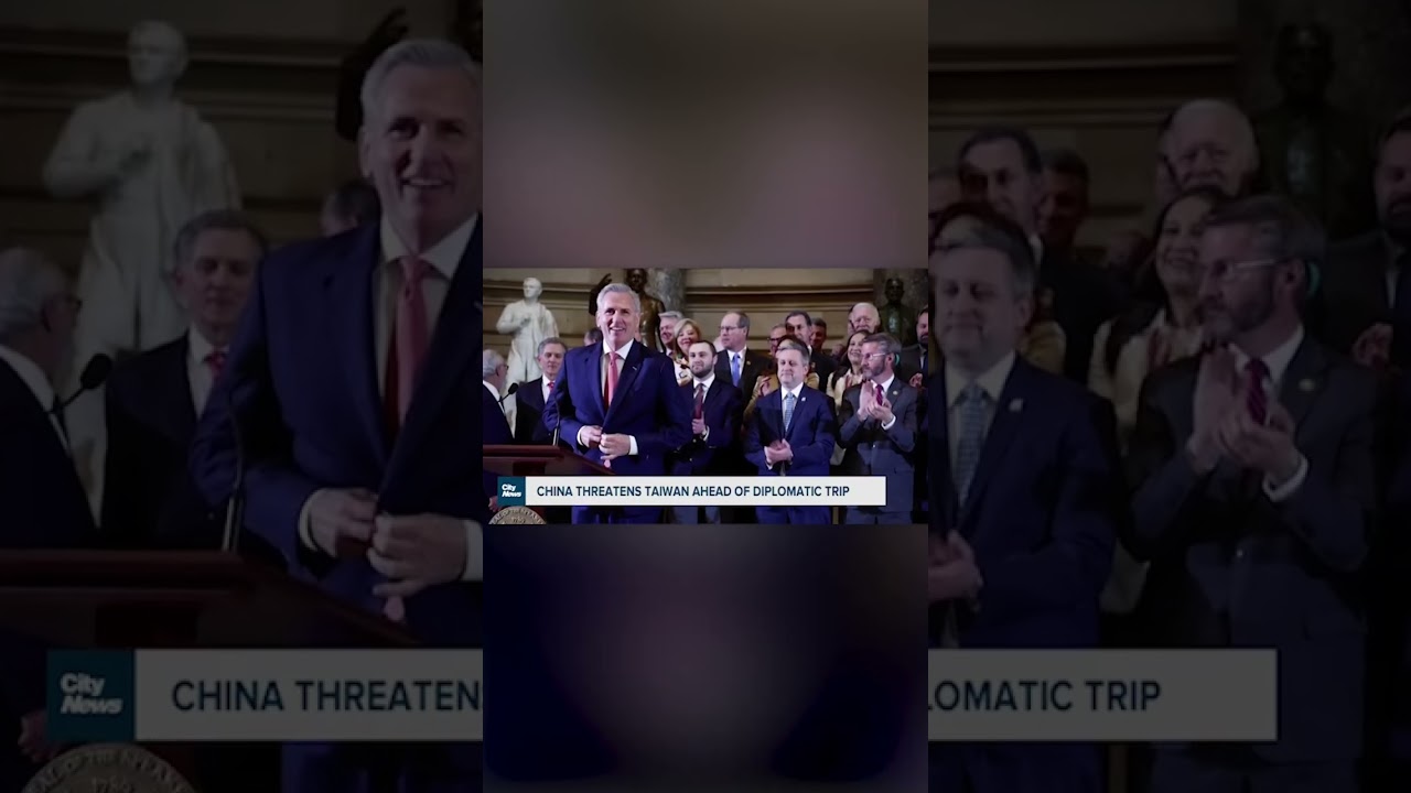 China threatens Taiwan ahead of diplomatic trip