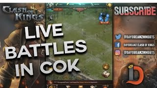CASTLE EXPANSION - REAL LIVE BATTLES IN CLASH OF KINGS screenshot 5