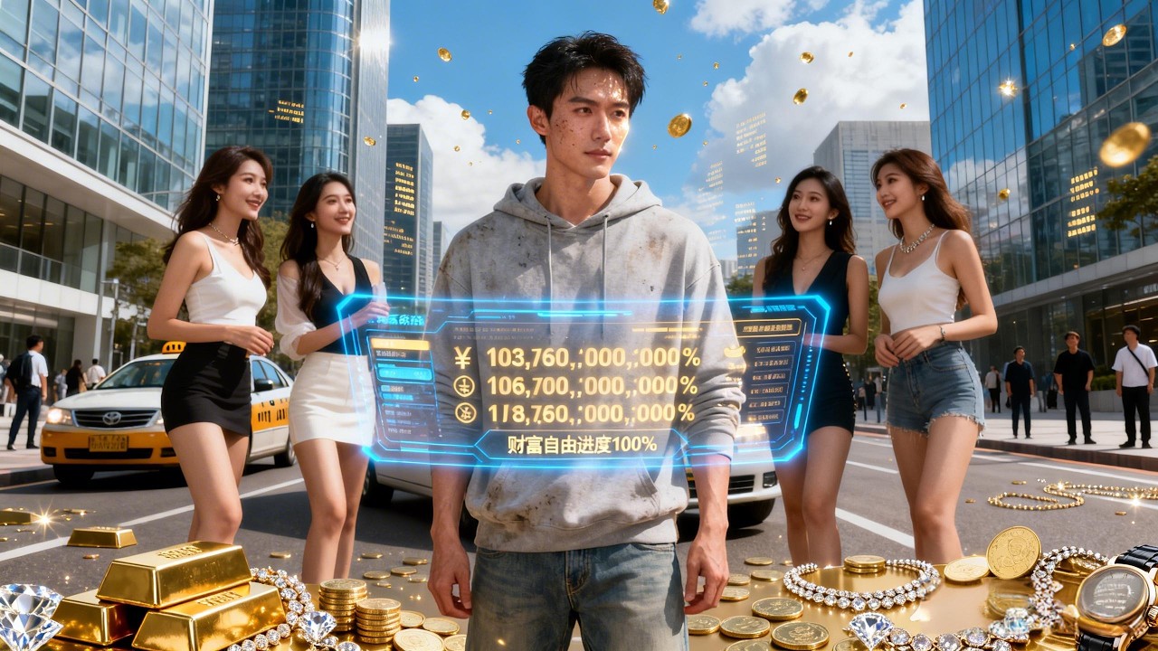 跑網約車窮小子，意外綁定神豪系統💰逆襲成科技大佬，還娶到女神！