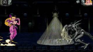 MUGEN Battles #3: Predalien vs Morrigan
