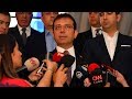 İBB Başkanı Ekrem İmamoğlu'dan açıklamalar