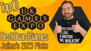 Top 10 Board Games to Play at UKGE 2025! Julian's Picks of the Best Boardgames