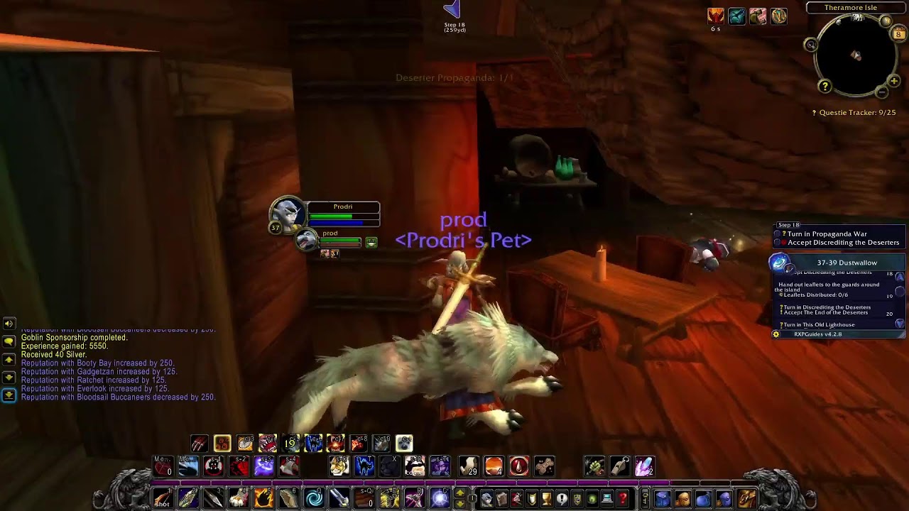 Speed leveling 1-80 Hunter Nightelf w RestedXP guide