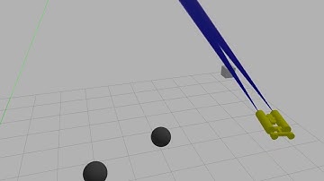 AUV simulated in Gazebo