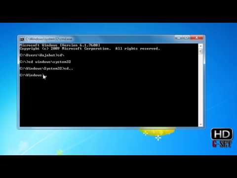 MS DOS Tutorials - Navigate Between Folders and Drives - Part 2