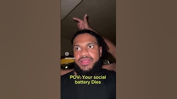 Introvert life: when your social battery dies