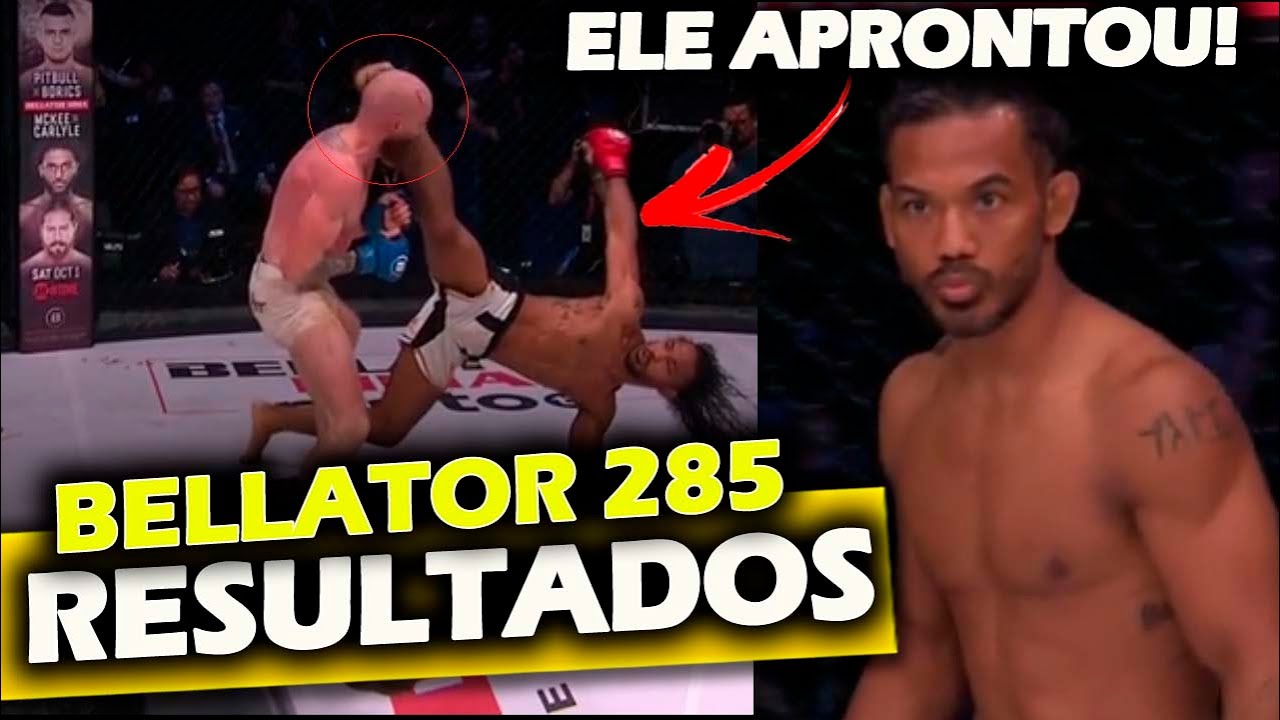 TODOS OS RESULTADOS BELLATOR 285: BEN HENDERSON DOMINOU / ROMERO NOCAUTEOU / BRASILEIROS PERDERAM