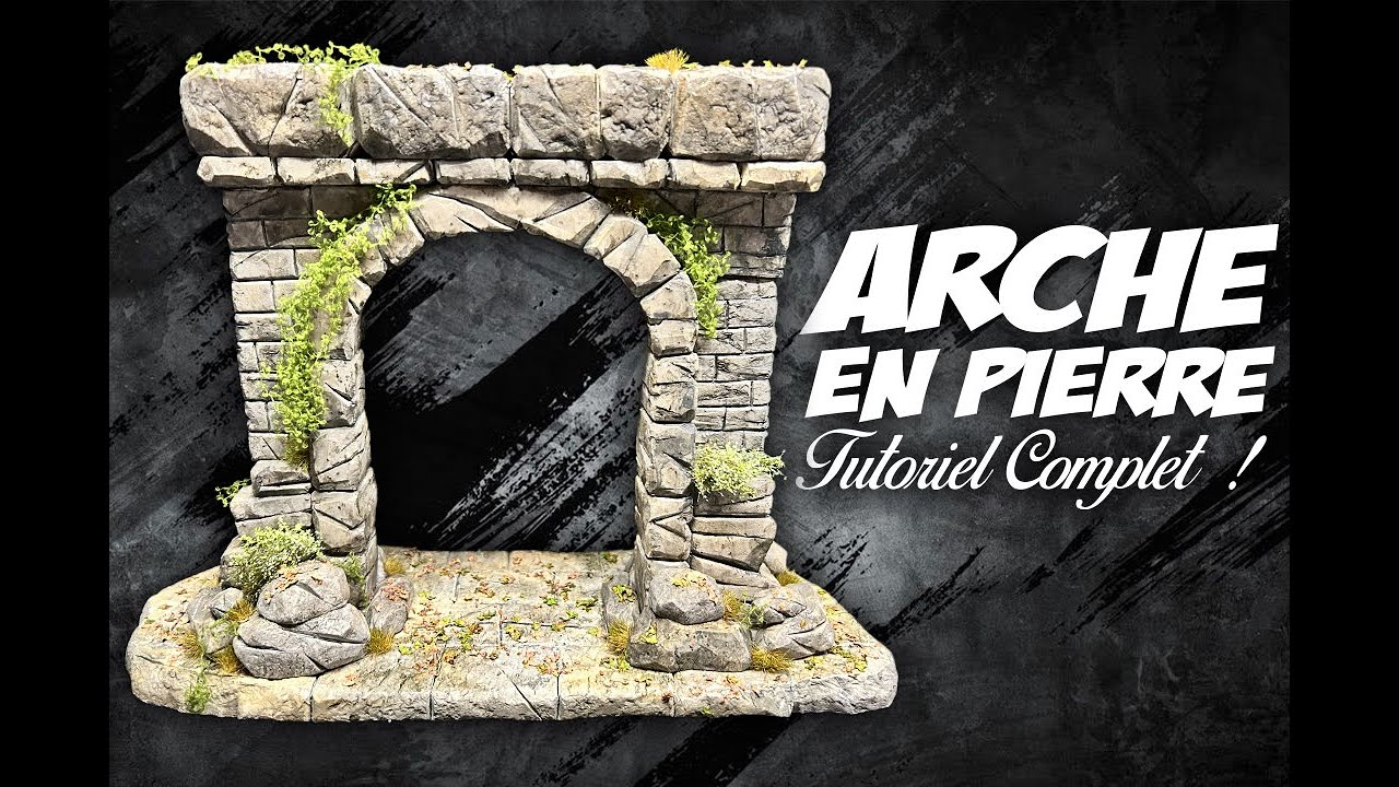 Diorama Arche en pierre – Tutoriel complet (facile et détaillé)