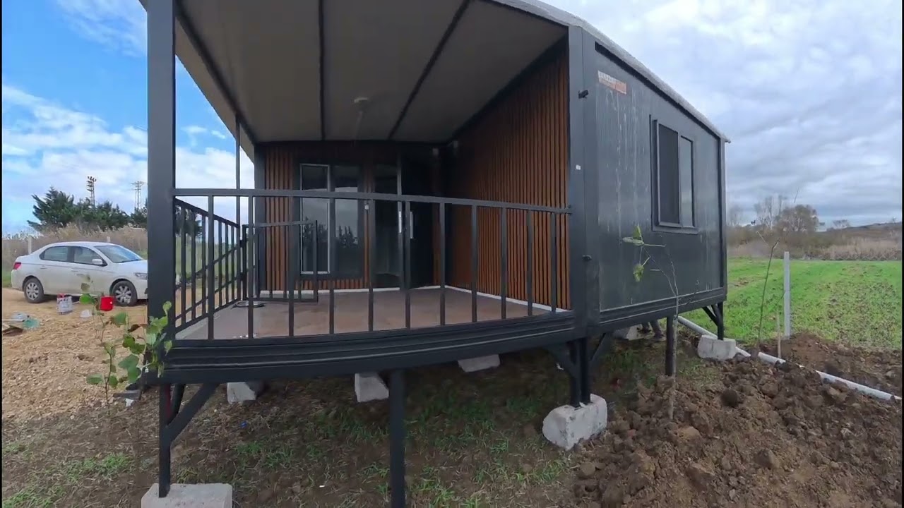 48 m2 Balkonlu  Konteyner yapımı 