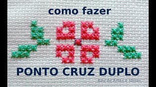 GRÁFICO (Ponto cruz duplo/Etamine)