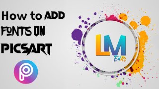How to add font on picsart | LM Edits | link for pubg font is in description screenshot 3