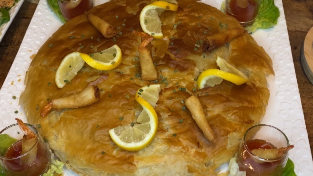 #marokkaanse vis bastilla maken /بسطيلة بالحوت رائعة راقية هموية للضيوف بطريقة  #food