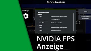 NVIDIA FPS Anzeige ein- / ausschalten | NVIDIA FPS Shortcut ✅ Tutorial