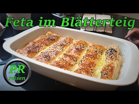 Video: Blätterteigsalat Mit Feta