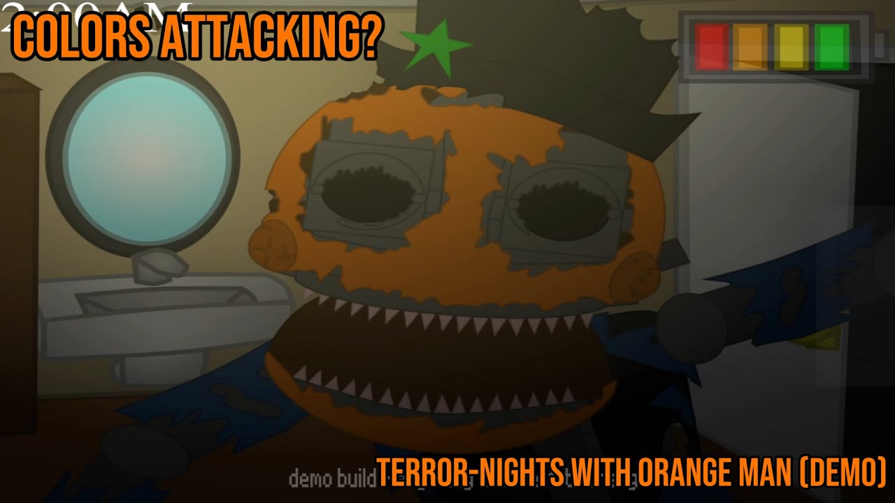 Colors Attacking me? | Terror-Nights with Orange Man (DEMO)