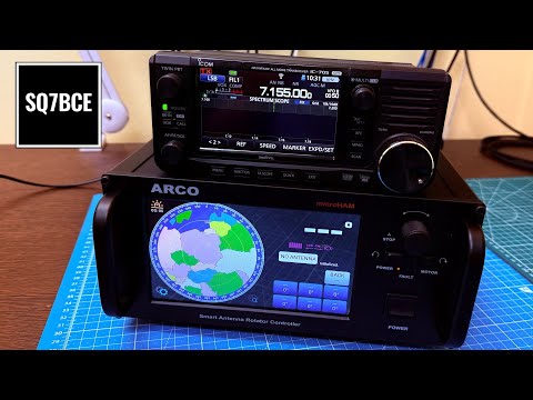Rotor Yaesu G-1000DXC  + ARCO controler + Yagi 144 SSB Antennas Amplifiers PA144 - instalacja vlog