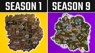 Evolution Of The Entire Apex Legends Map (Season 1-Season 9)