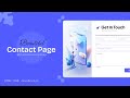 Build a Beautiful Contact Page with HTML, CSS &amp; JS | EmailJS (No Backend!) | Poorna Chandra