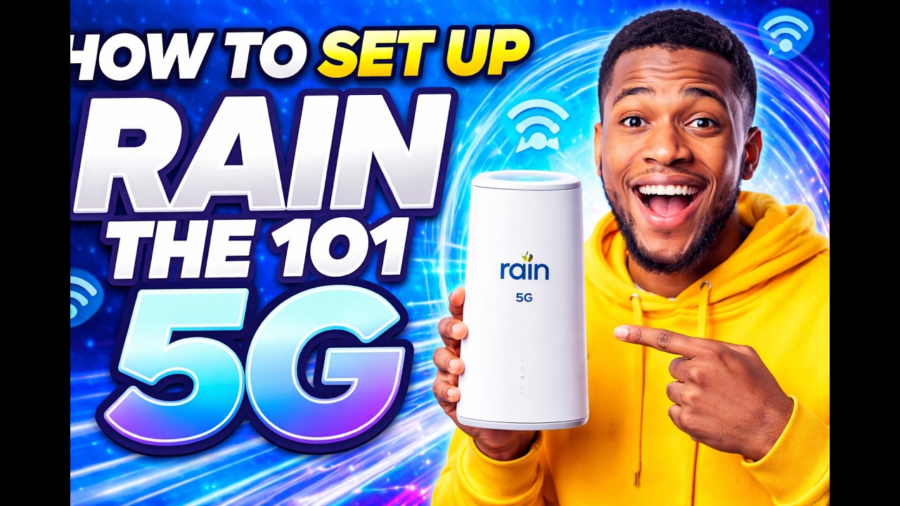 The101 Rain Router How to set up Rain the 101 5G - YouTube