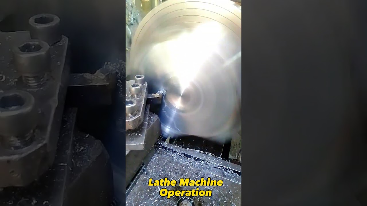Lathe Machine Operation 