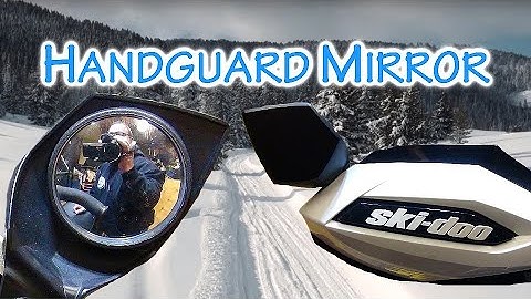 Snowmobile Handguard Mirrors (adjustment)
