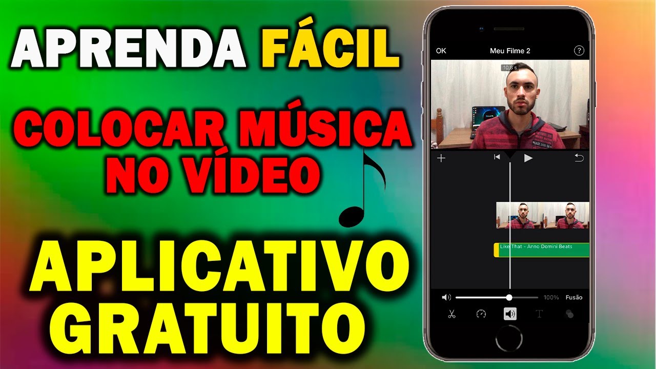 COMO COLOCAR MÚSICA NO VÍDEO PELO IPHONE 