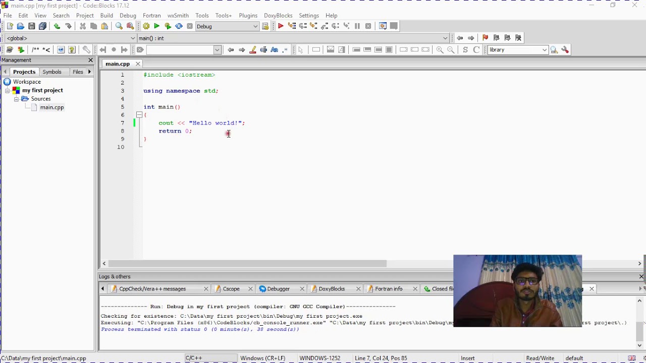 C++, learn how to write a program. - YouTube