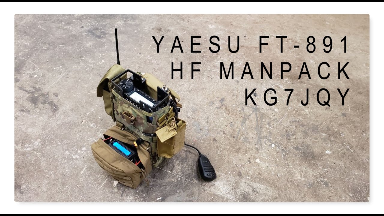 Yaesu FT-891 HF Manpack - KG7JQY