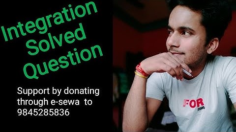 Integration | NEB business math | solved question | Sah Rajan Pd