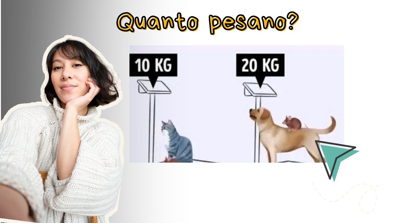 Quanto pesano Cane Gatto e Topo? 
