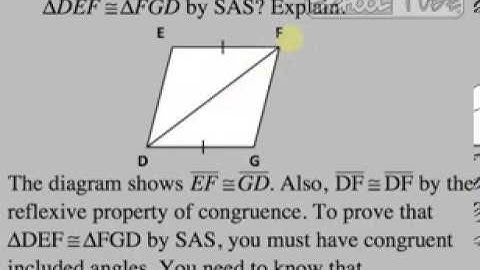 4 2 Triangle Congruence with SSS and SAS Video 2