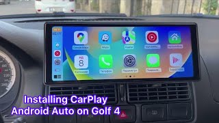 УСТАНОВКА CarPlay и Android Auto В Golf 4 #golf4 #carplay #androidauto #multimedia