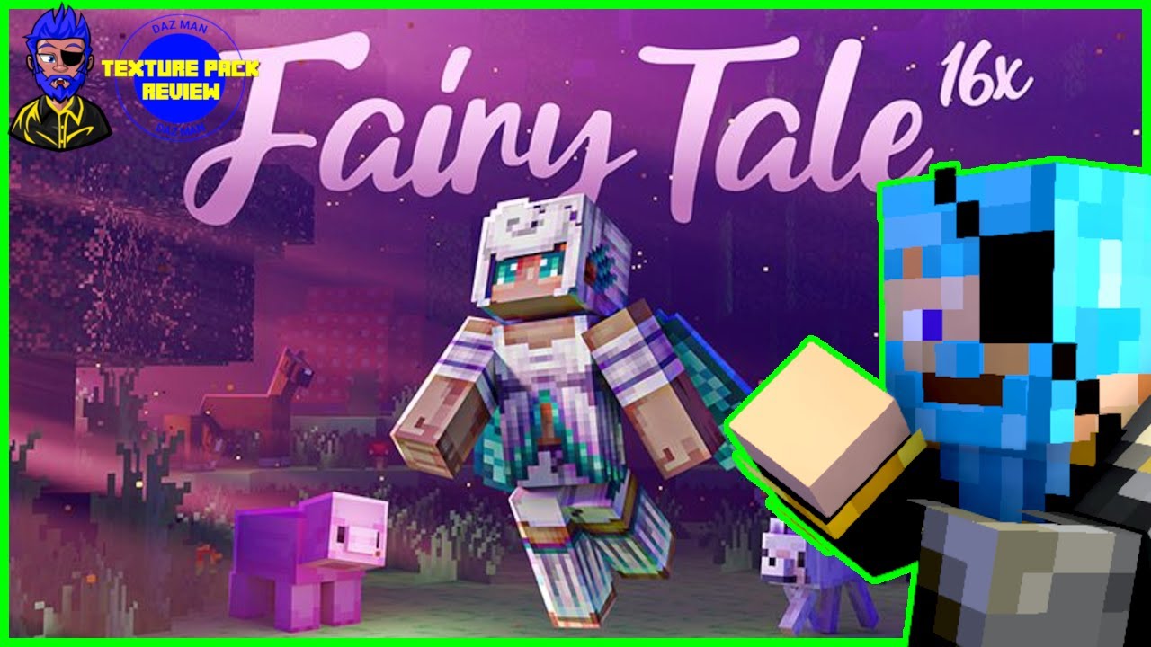 Daz Man Reviews The Fairy Tale Texture Pack In Minecraft Bedrock ...