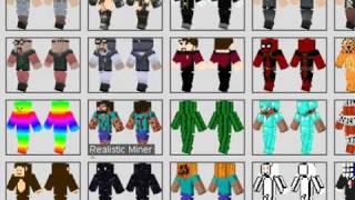 How to install skins onto your minecraft character