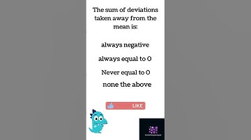 Sum of deviation statistics|for more che k the description box#youtubeshorts #quiz #shorts