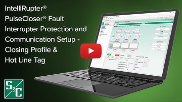 IntelliRupter® PulseCloser® Fault Interrupter Software - 3 Closing Profile & Hot Line Tag