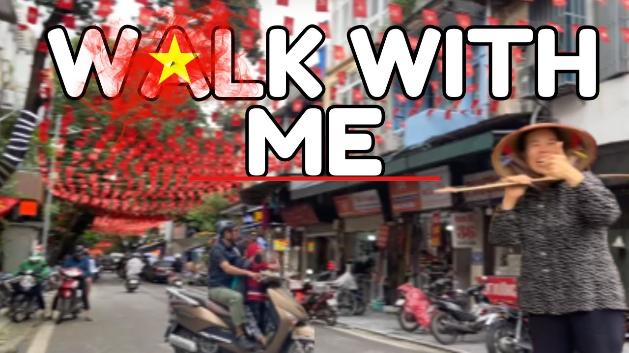 Solo Travel POV: Walking Through Hanoi, Vietnam (Busy Streets + Local Shops)