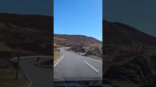 Driving the Boxster S down from the Glenshee ski resort, what a superb section of smooth tarmac