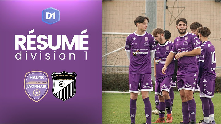 Résumé Vidéo U20 -  Hauts Lyonnais - Chassieu Décines