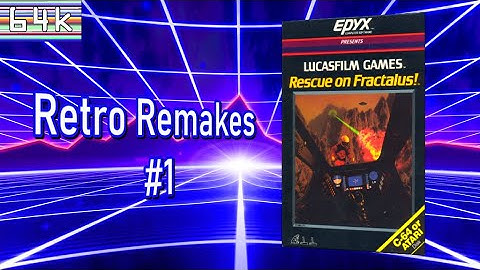 Retro Remakes #1 (Rescue on Fractalus (C64) + Fractalus (PC) )