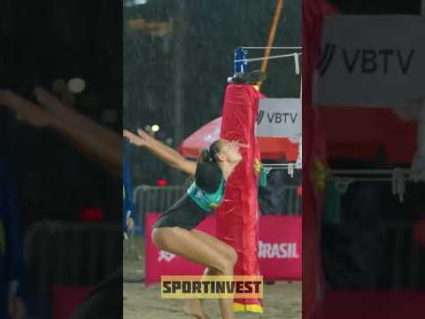 Beach Volleyball in the Rain – Unstoppable Emotions! #volleyball #sportinvest