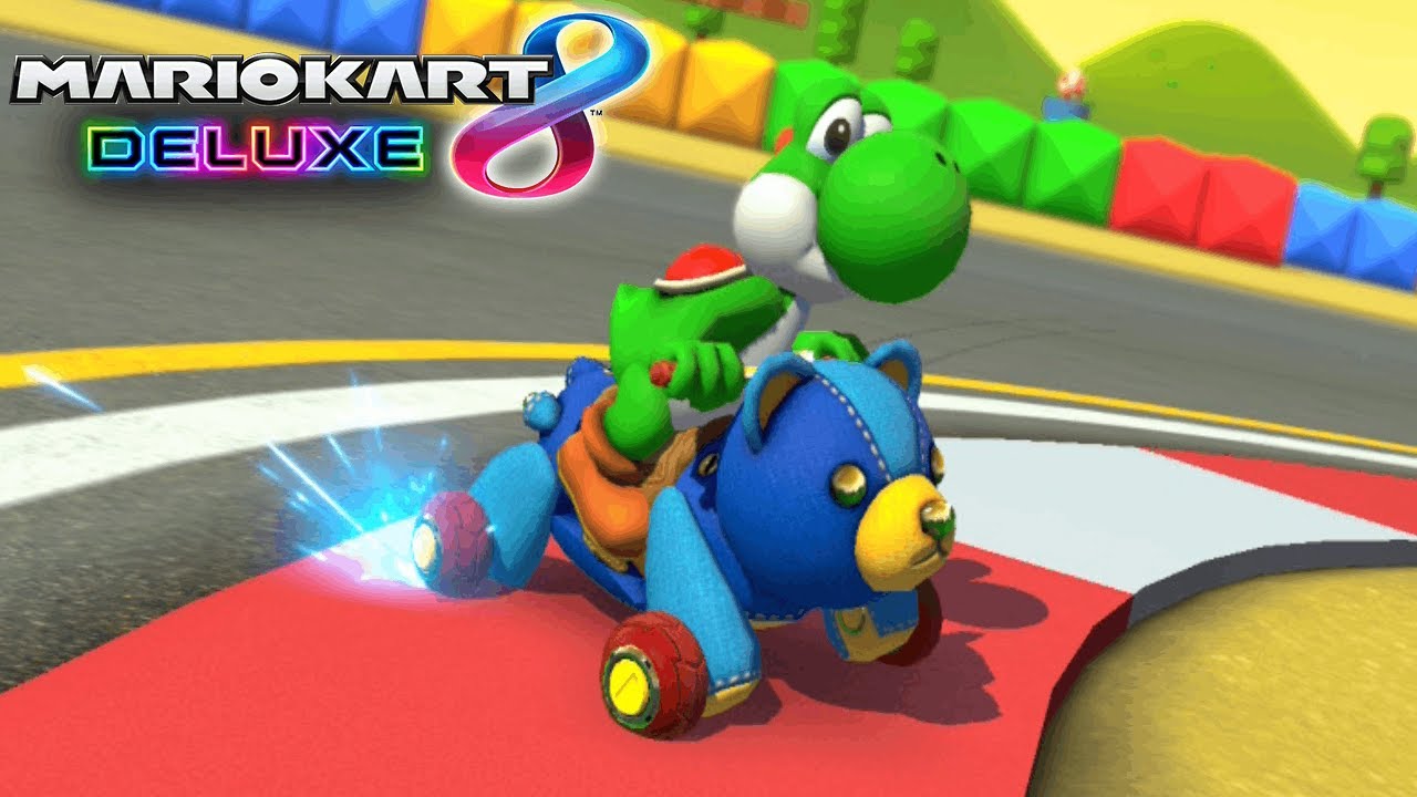 НАКОНЕЦ-ТО ИСПОЛЬЗУЮ ЙОШИ НА МИШКЕ-БАГГИ!!! - Mario Kart 8 Deluxe