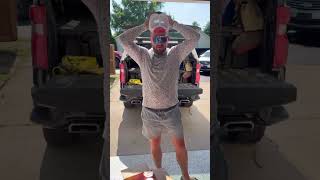 Do you think he will have all 10 fingers after this… 😳🙈#couplecomedy #shorts