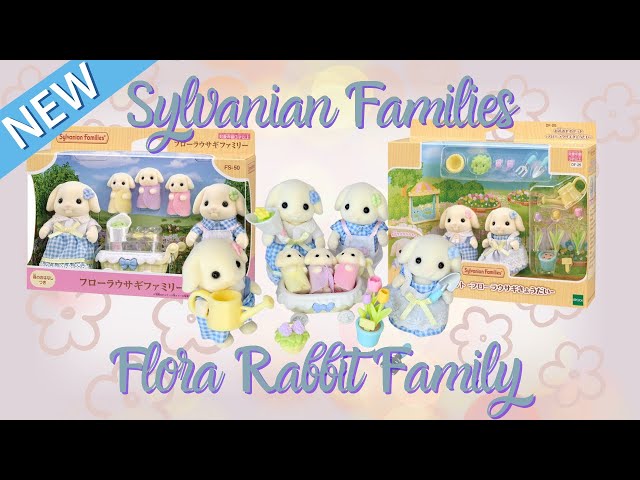 Sylvanian Families Flora Rabbit Family