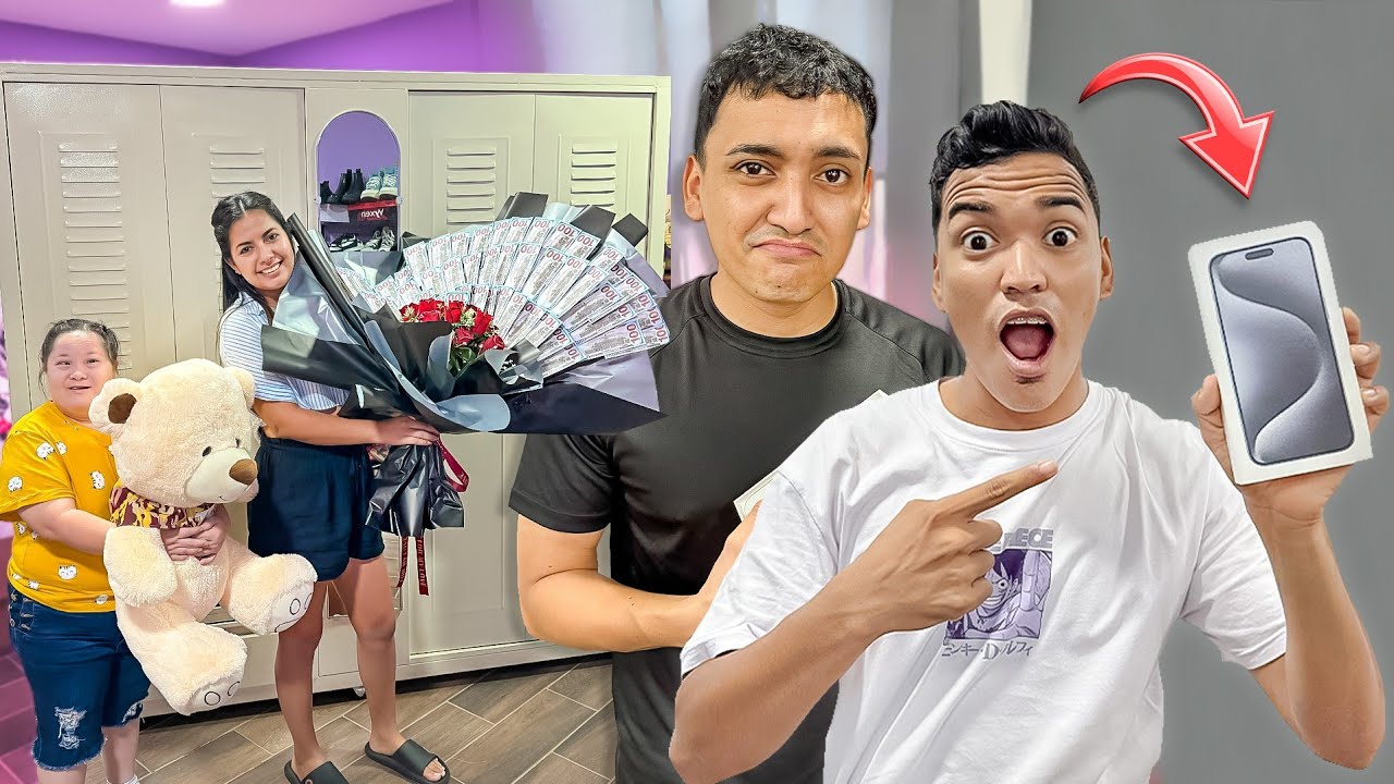 LES DI REGALOS POR SAN VANLENTIN A MI ESPOSA Y FAMILIA