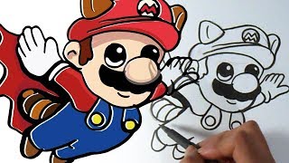 How to draw Mario Bros