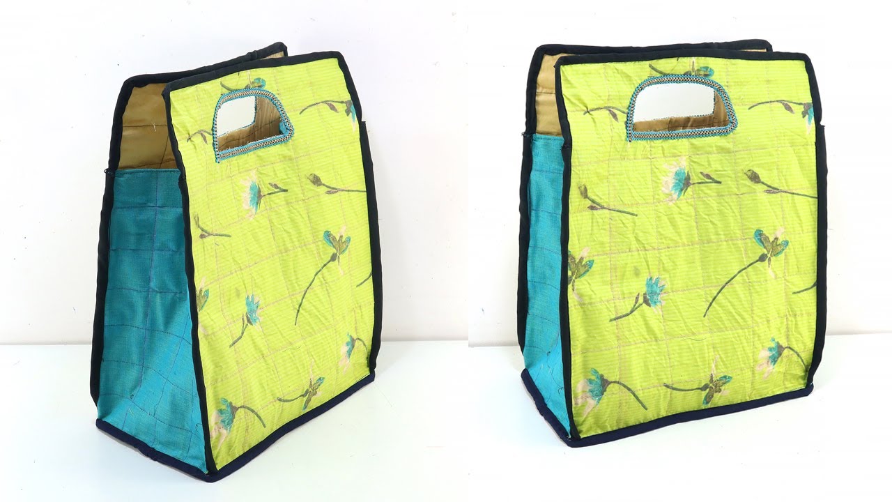 Make Shopping Bag with Fabrics l DIY Bag l Sewing Tutorials l Sonali's