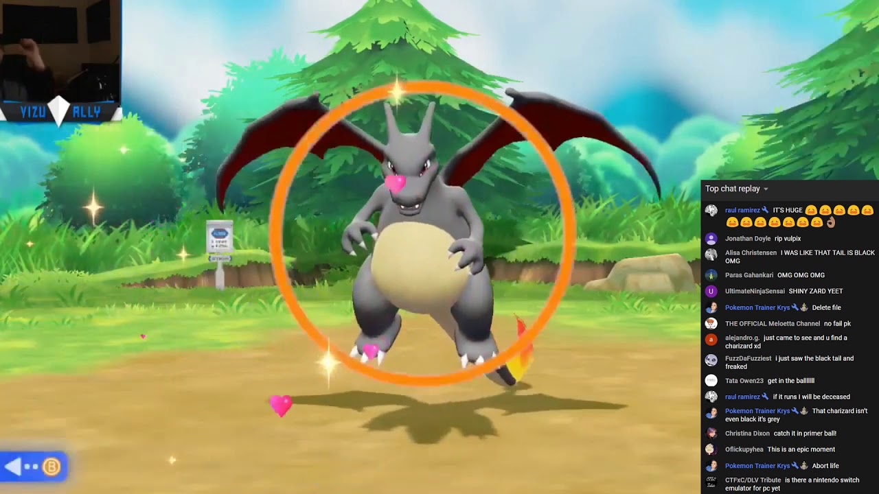 When You Find A Shiny Charizard In Pokemon Lets Go Pikachueevee